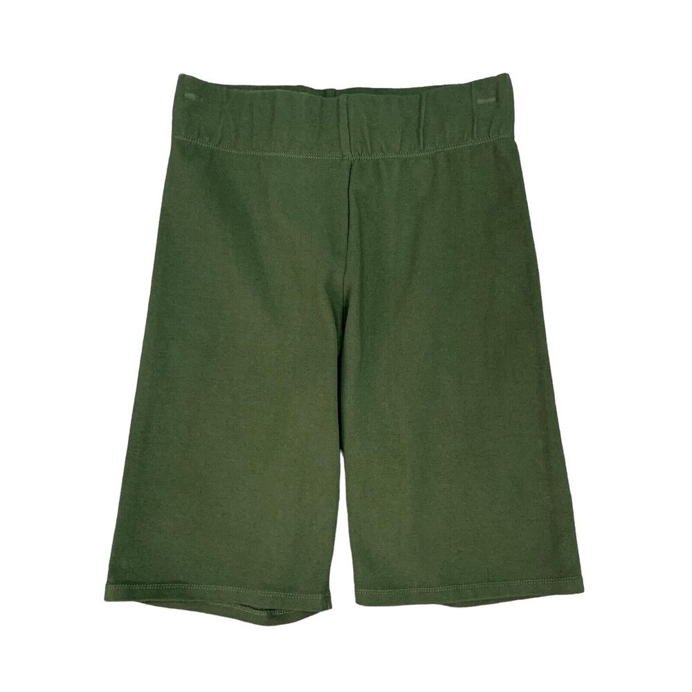 Good American Shorts Womens 0 Avocado Bermuda Essential Lounge Pull On Stretch